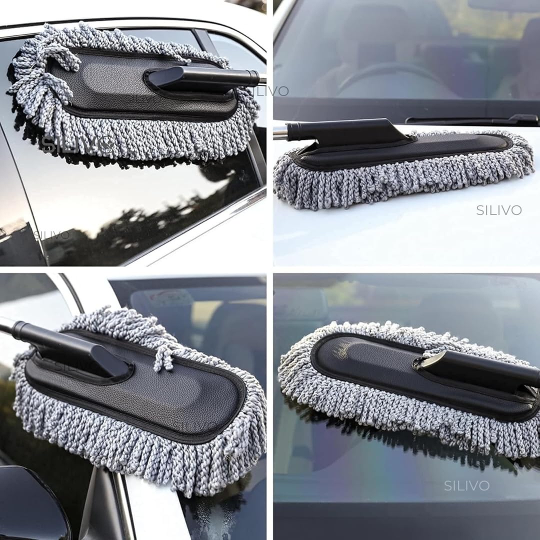 Microfiber Flexible Duster/Brush with Expandable Handle