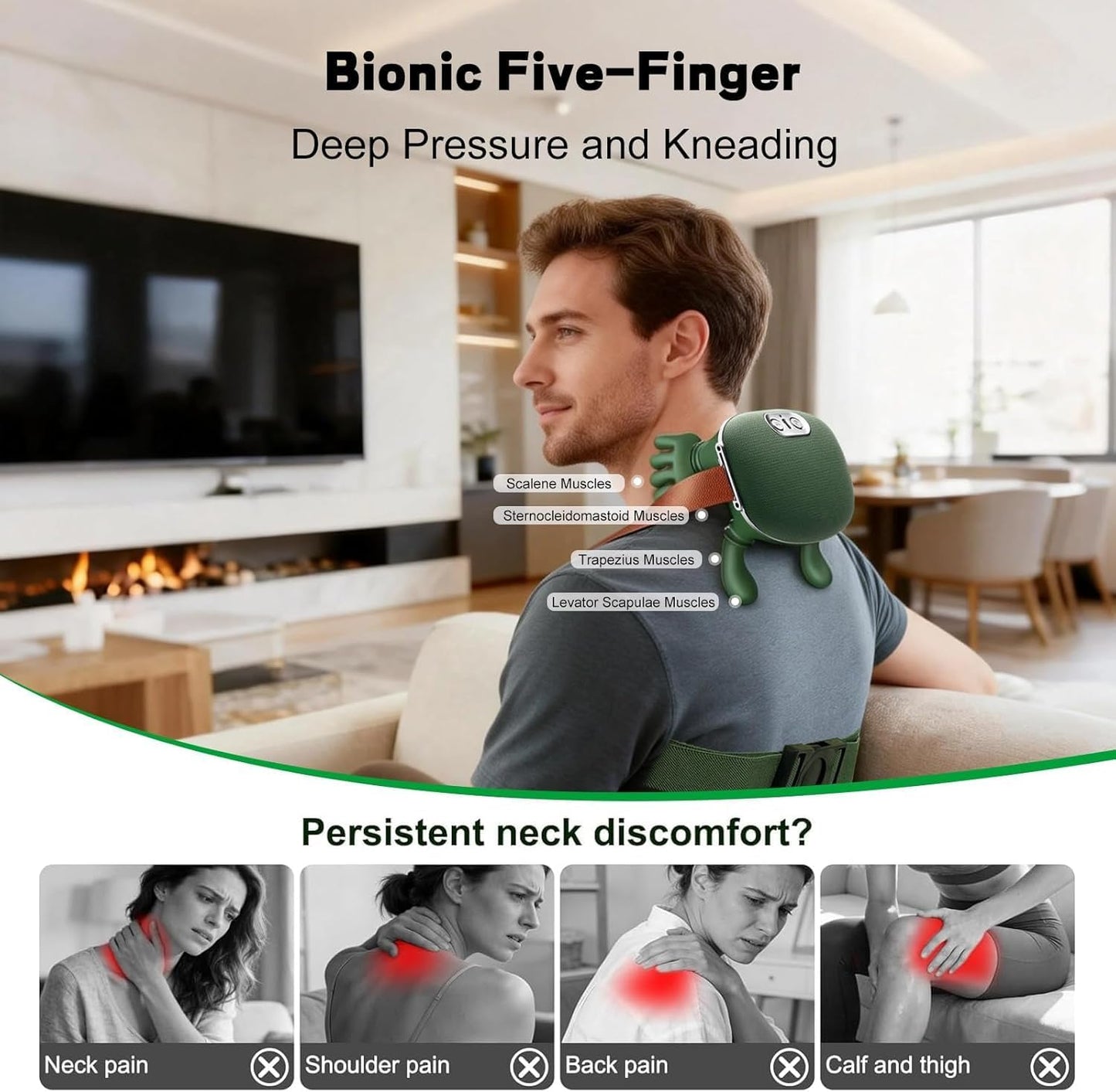 Hand Shape Neck Massager