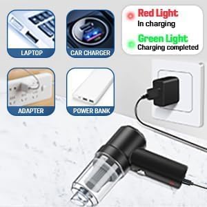 3-in-1 Portable Handheld Vacuum Cleaner (Powerful Suction)